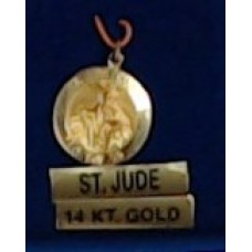 St. Jude Thaddeus Medal 14 kt Gold